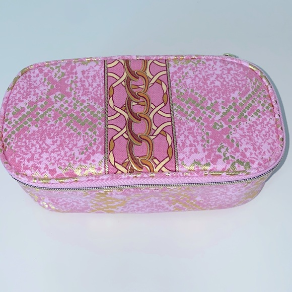 Estee Lauder Makeup Este Lauder Pink Makeup Bag With Zipper Poshmark